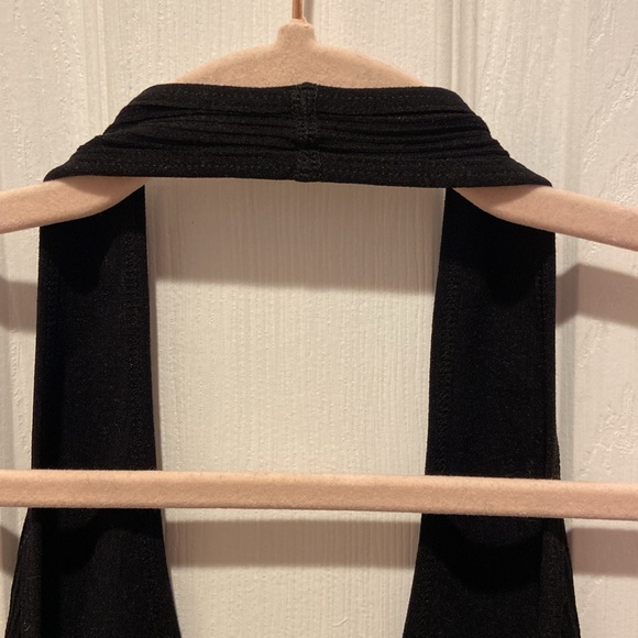 NWT Forever 21 Black Ribbed Seamless Halter Bodysuit - Picture 6 of 9